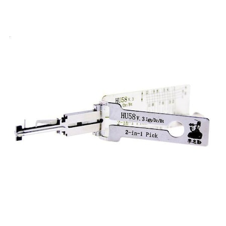 Original Lishi ORIGINAL LISHI: BMW 4-Track HU58 2in1 Pick/Decoder Twin Lifter AG OLS-HU58-TL-IGN-AG